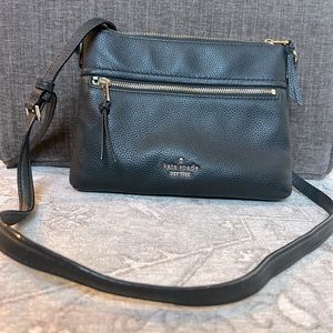 Kate Spade crossbody bag - black leather